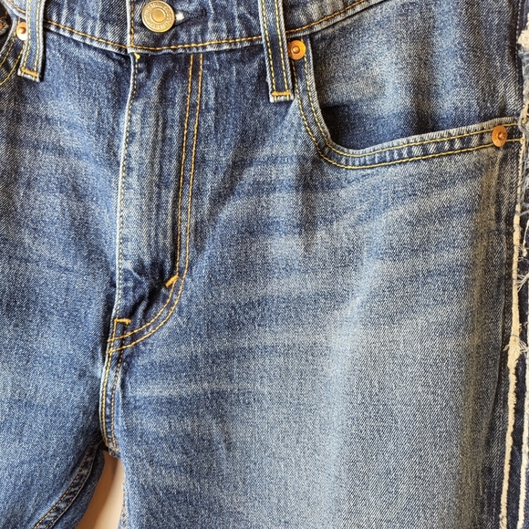 Levi's Reworked Raw Hem Straight Leg Jeans - Picture 7 of 7